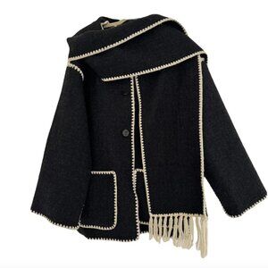 Toteme Embroidered Scarf Jacket